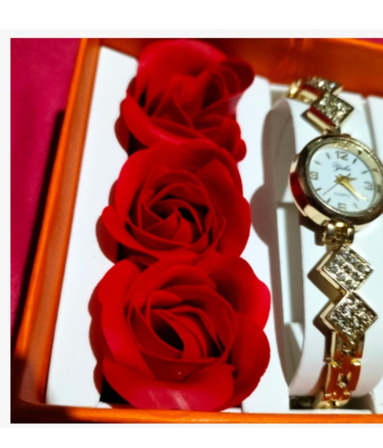 7 Piece Jewellery Box with Roses
